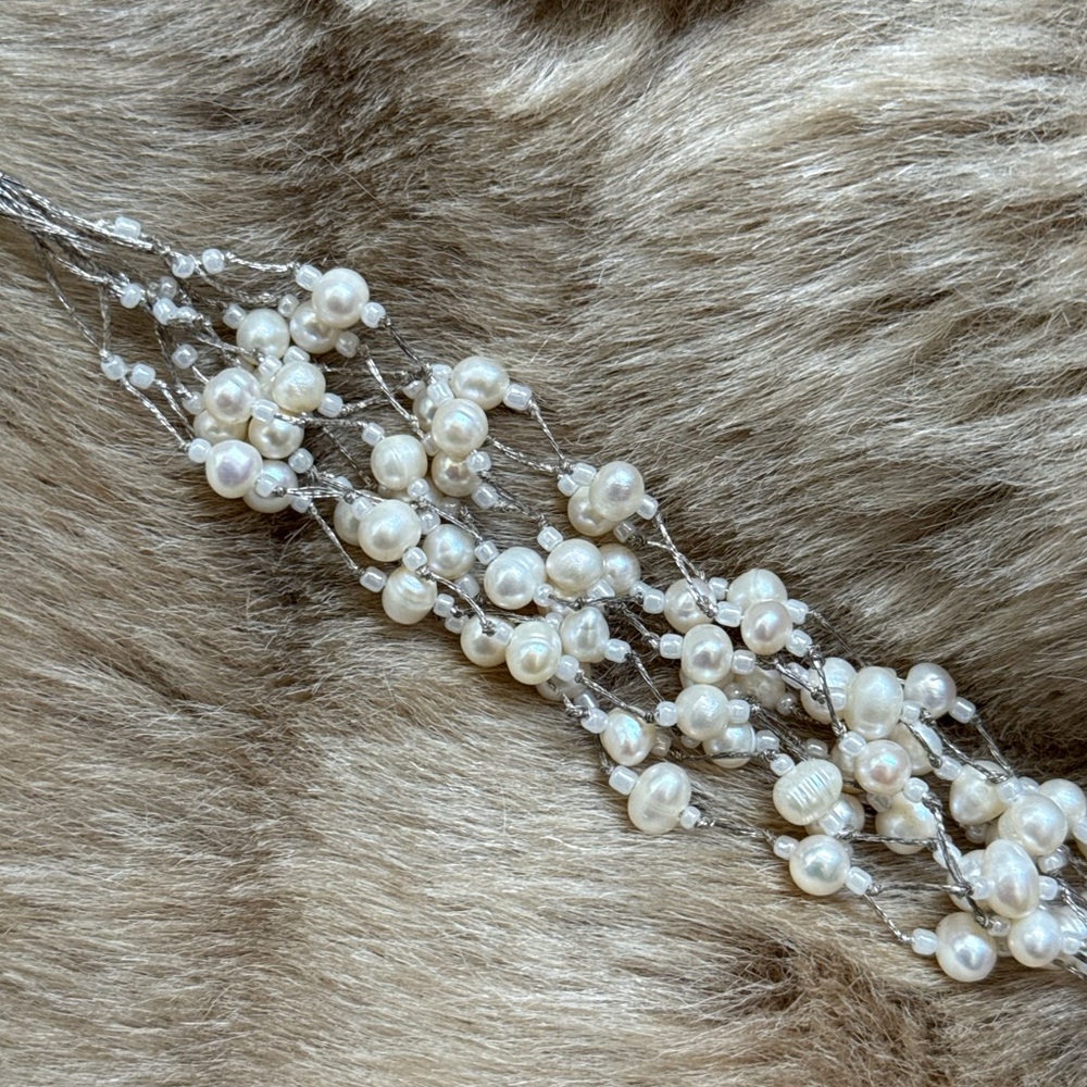 Multi-Strand Freshwater Pearl Bracelet – Irregular Baroque Pearls